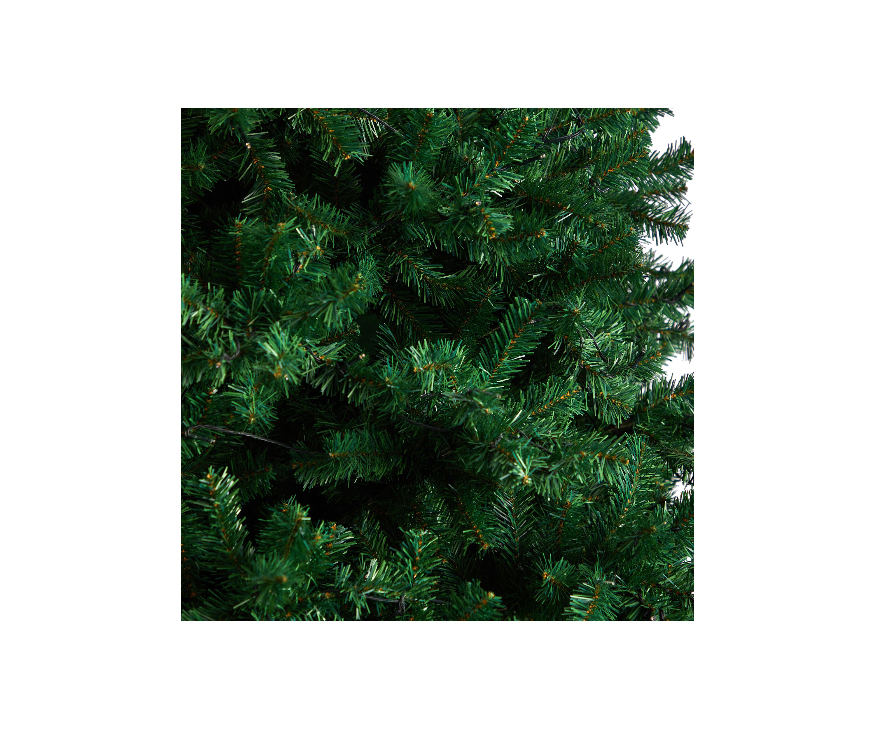 11-Foot Northern Tip Artificial Christmas Tree with 1000 Clear LED Lights and 2720 Bendable Branches