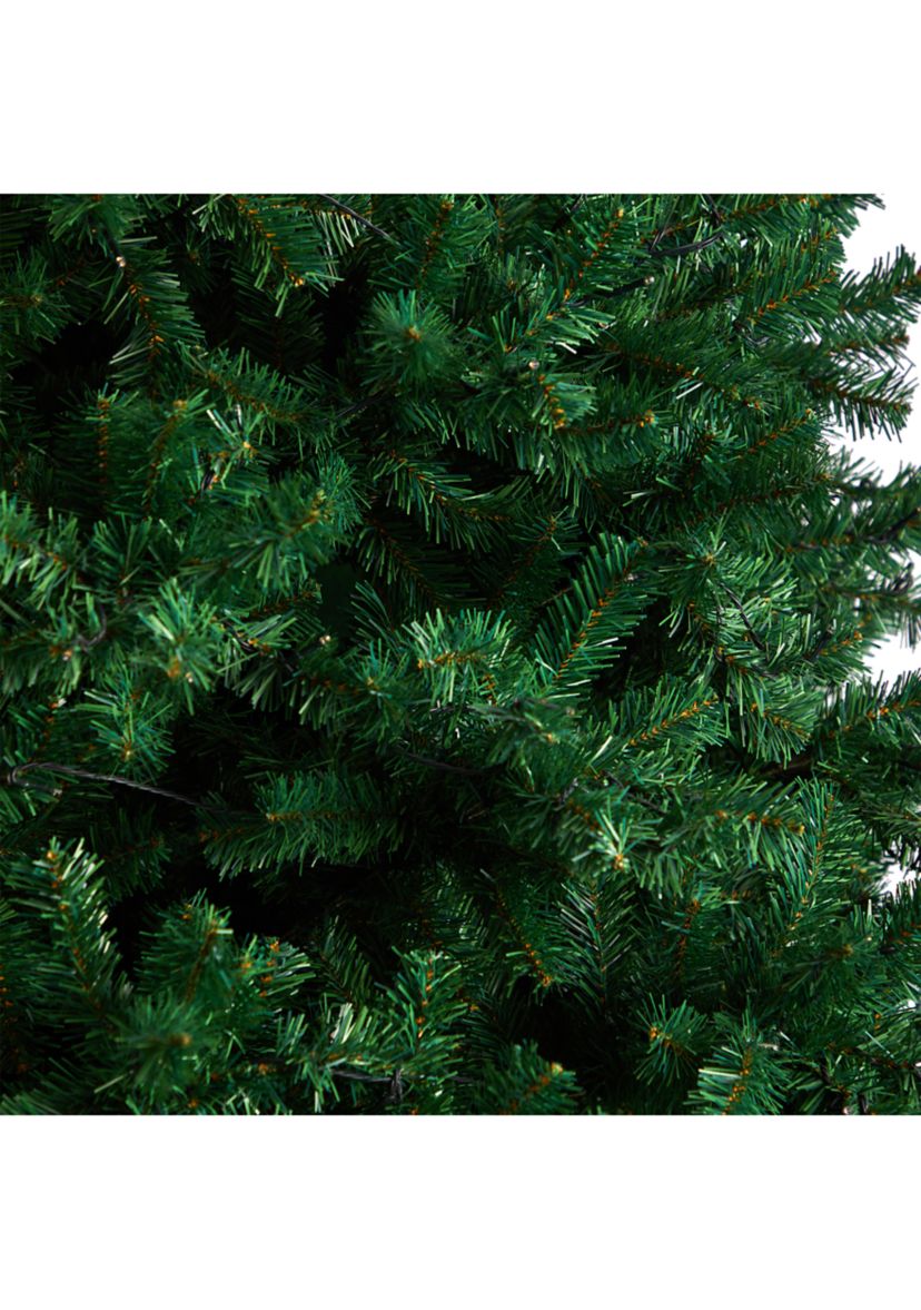 11-Foot Northern Tip Artificial Christmas Tree with 1000 Clear LED Lights and 2720 Bendable Branches