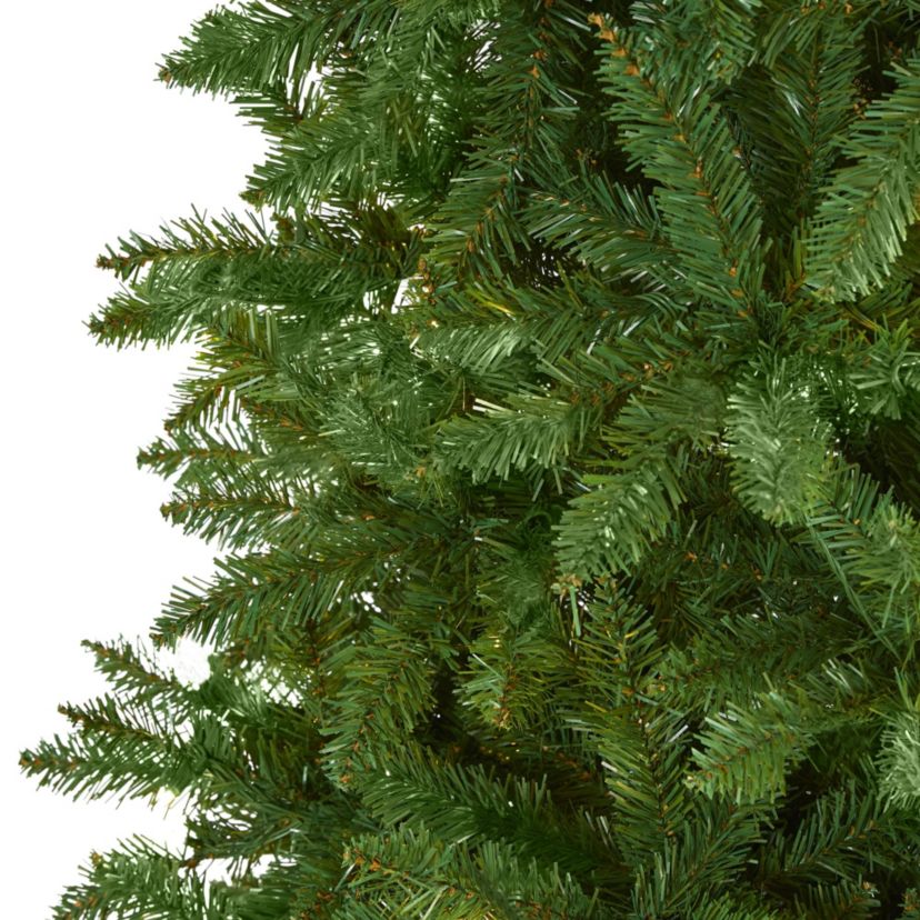 9-Foot Slim Green Mountain Pine Artificial Christmas Tree with 1860 Bendable Branches