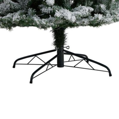 Foot Slim Flocked Montreal Fir Artificial Christmas Tree with Bendable Branches
