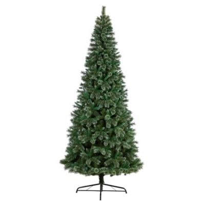 10-Foot Wisconsin Slim Snow Tip Pine Artificial Christmas Tree with 1652 Bendable Branches