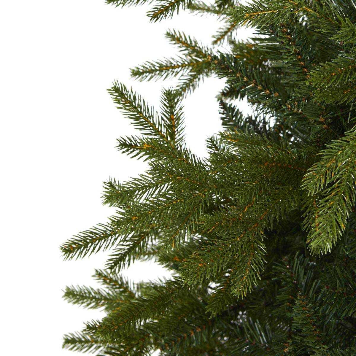7-Foot Belgium Fir Natural-Look Artificial Christmas Tree with 1894 Bendable Branches