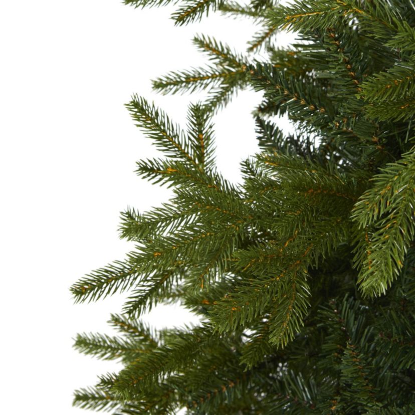 7-Foot Belgium Fir Natural-Look Artificial Christmas Tree with 1894 Bendable Branches