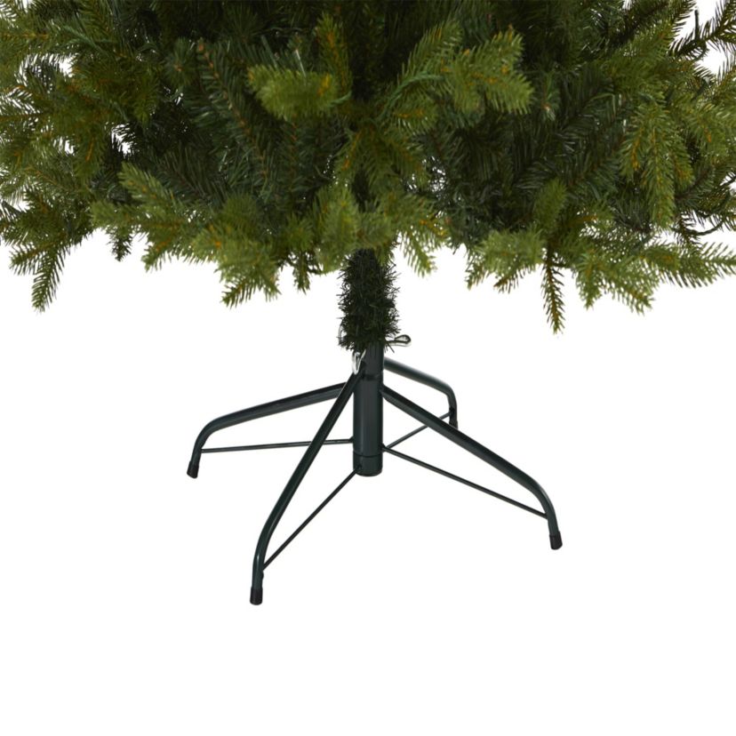 7-Foot Belgium Fir Natural-Look Artificial Christmas Tree with 1894 Bendable Branches