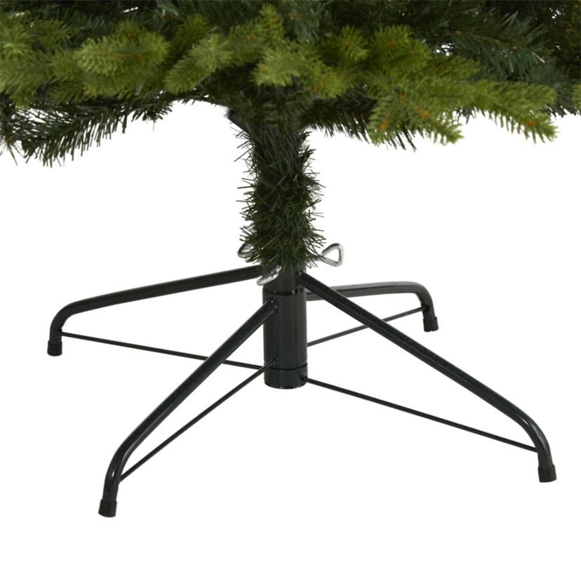 8-Foot Belgium Fir Natural-Look Artificial Christmas Tree with 2358 Bendable Branches
