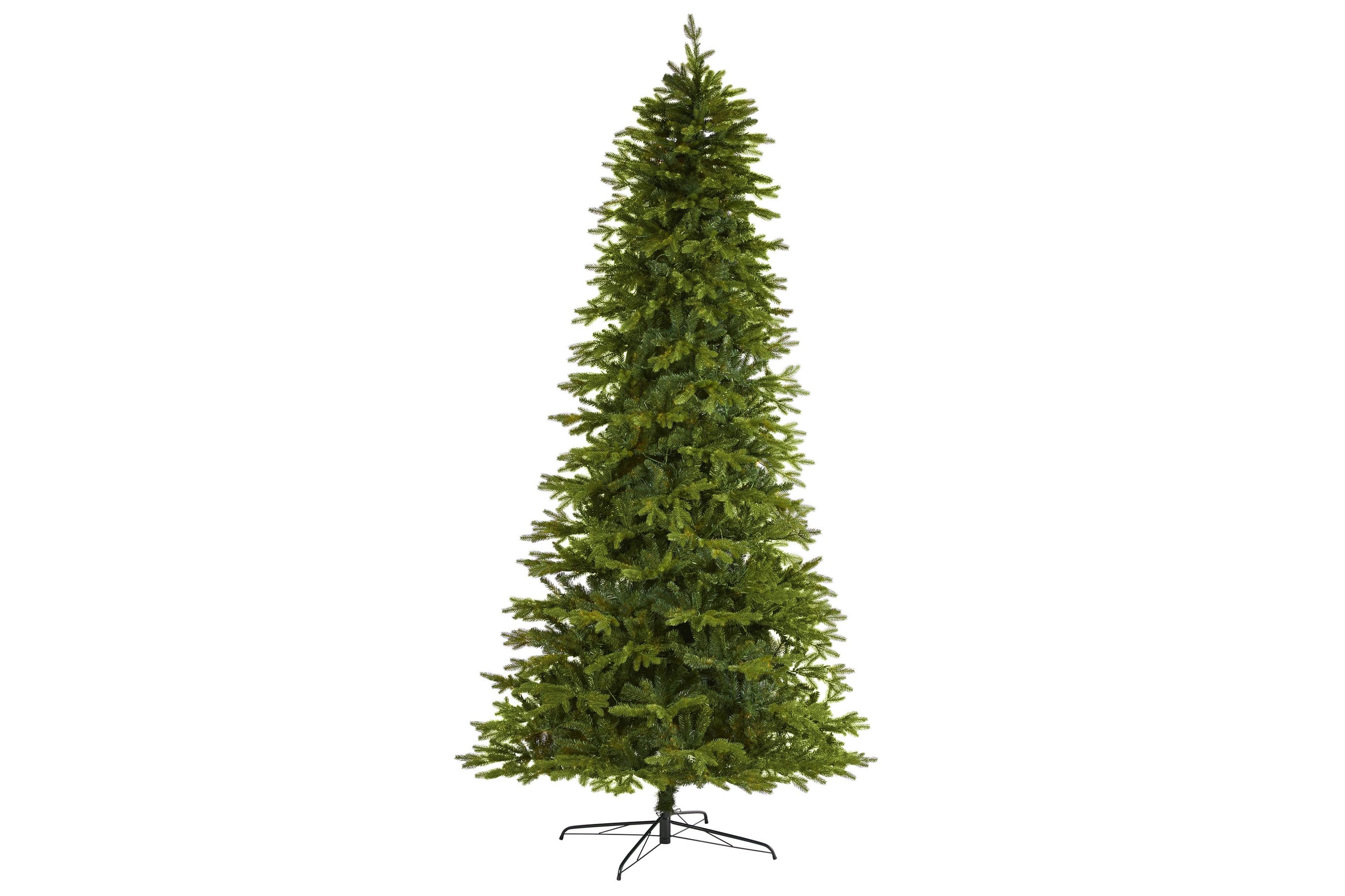 10-Foot Belgium Fir Natural-Look Artificial Christmas Tree with 3514 Bendable Branches