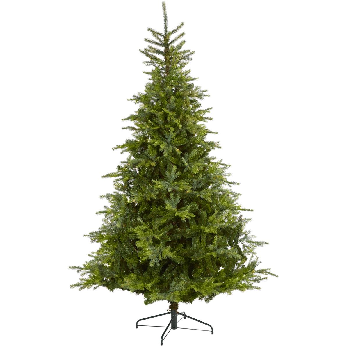 8-Foot North Carolina Spruce Artificial Christmas Tree with 1303 Bendable Branches