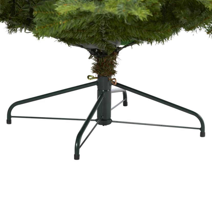 8-Foot North Carolina Spruce Artificial Christmas Tree with 1303 Bendable Branches