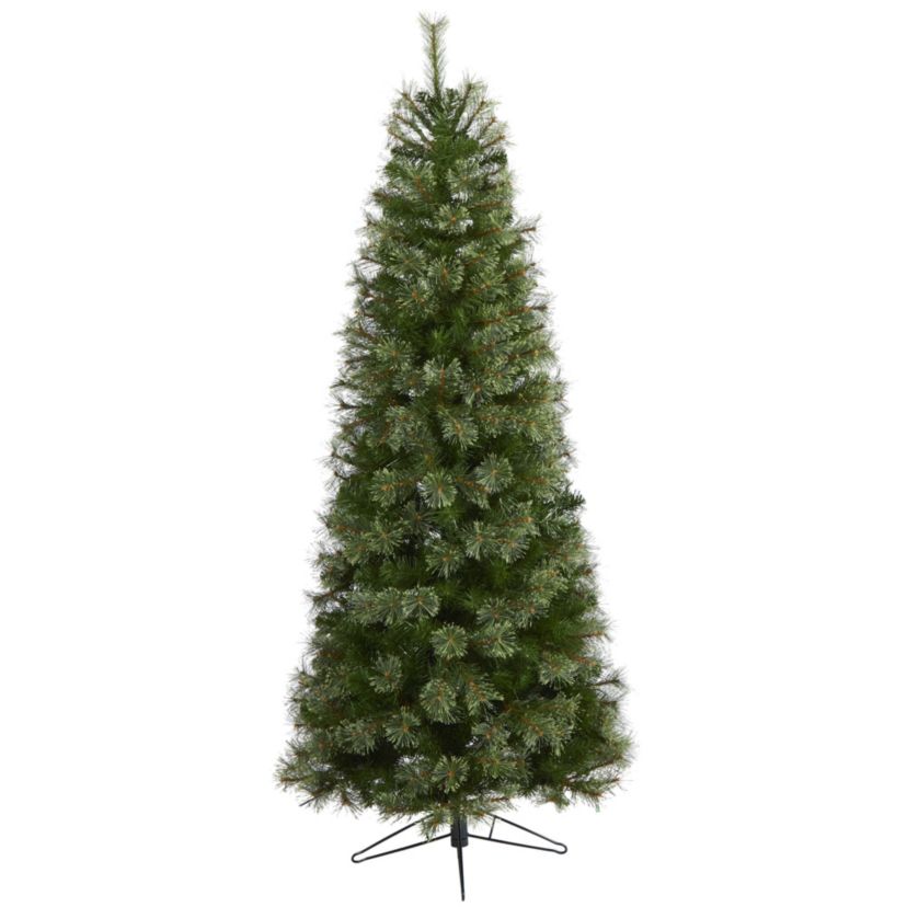 6.5-Foot Cashmere Slim Artificial Christmas Tree with 660 Bendable Branches