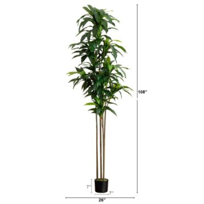 9ft. Artificial Dracaena Tree with Real Touch Leaves