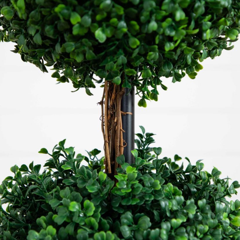 4ft. Artificial Triple Ball Boxwood Topiary Tree (Indoor/Outdoor)