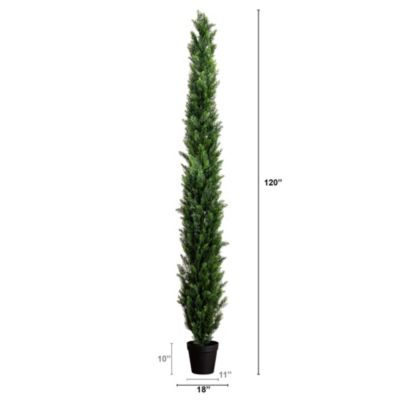 10ft. UV Resistant Artificial Cedar Pine Tree (Indoor/Outdoor)