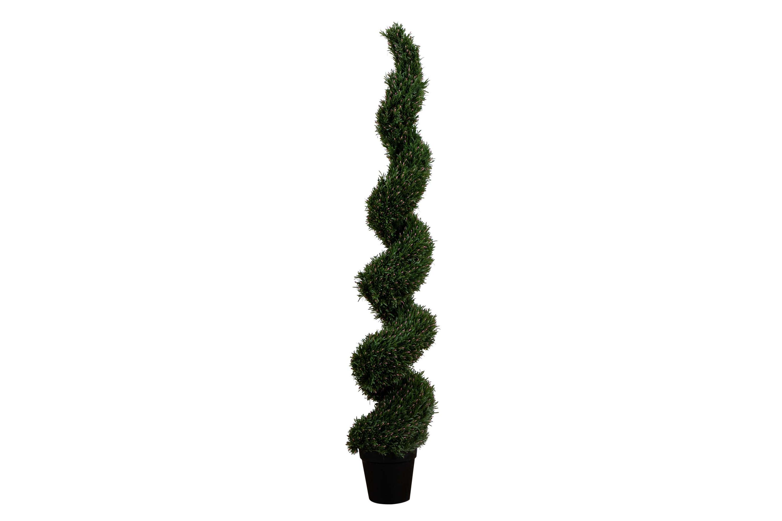 7ft. UV Resistant Artificial Rosemary Spiral Topiary Tree (Indoor/Outdoor)