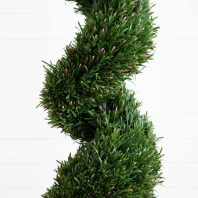9ft. UV Resistant Artificial Rosemary Spiral Topiary Tree (Indoor/Outdoor)