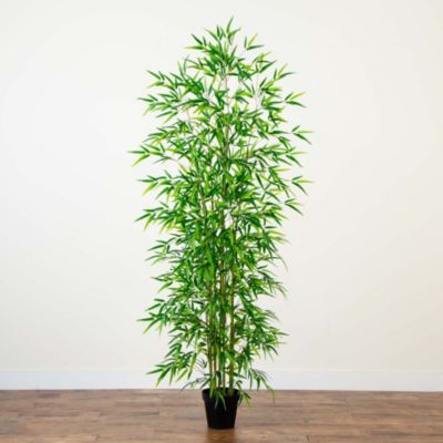 8ft. Artificial Green Bamboo Tree