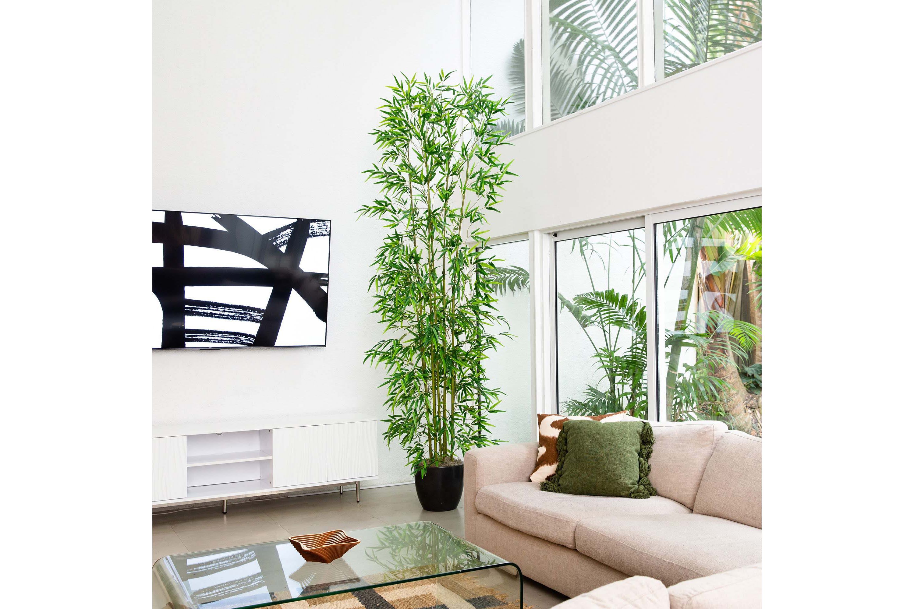 10ft. Artificial Green Bamboo Tree