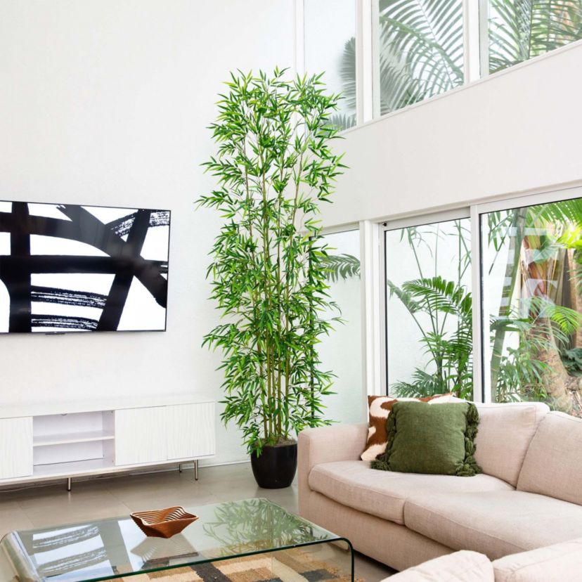 10ft. Artificial Green Bamboo Tree