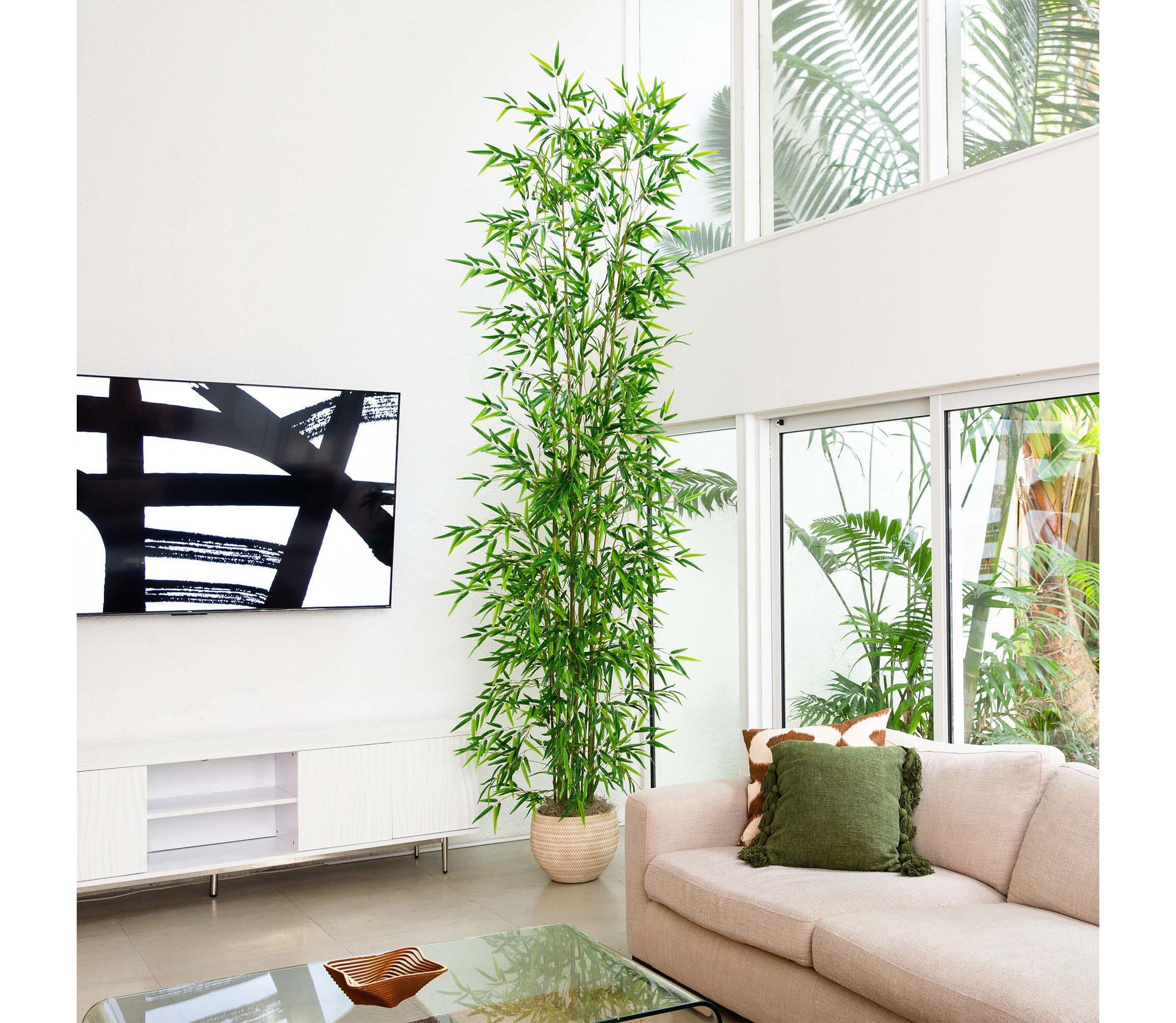 11ft. Artificial Green Bamboo Tree