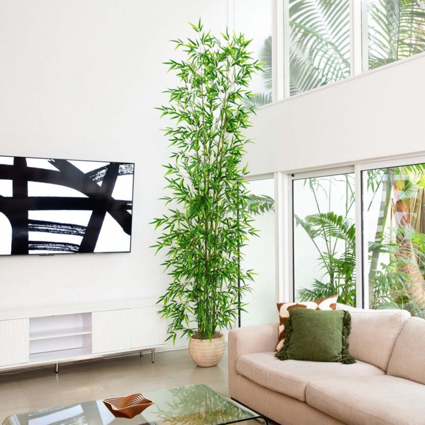 11ft. Artificial Green Bamboo Tree
