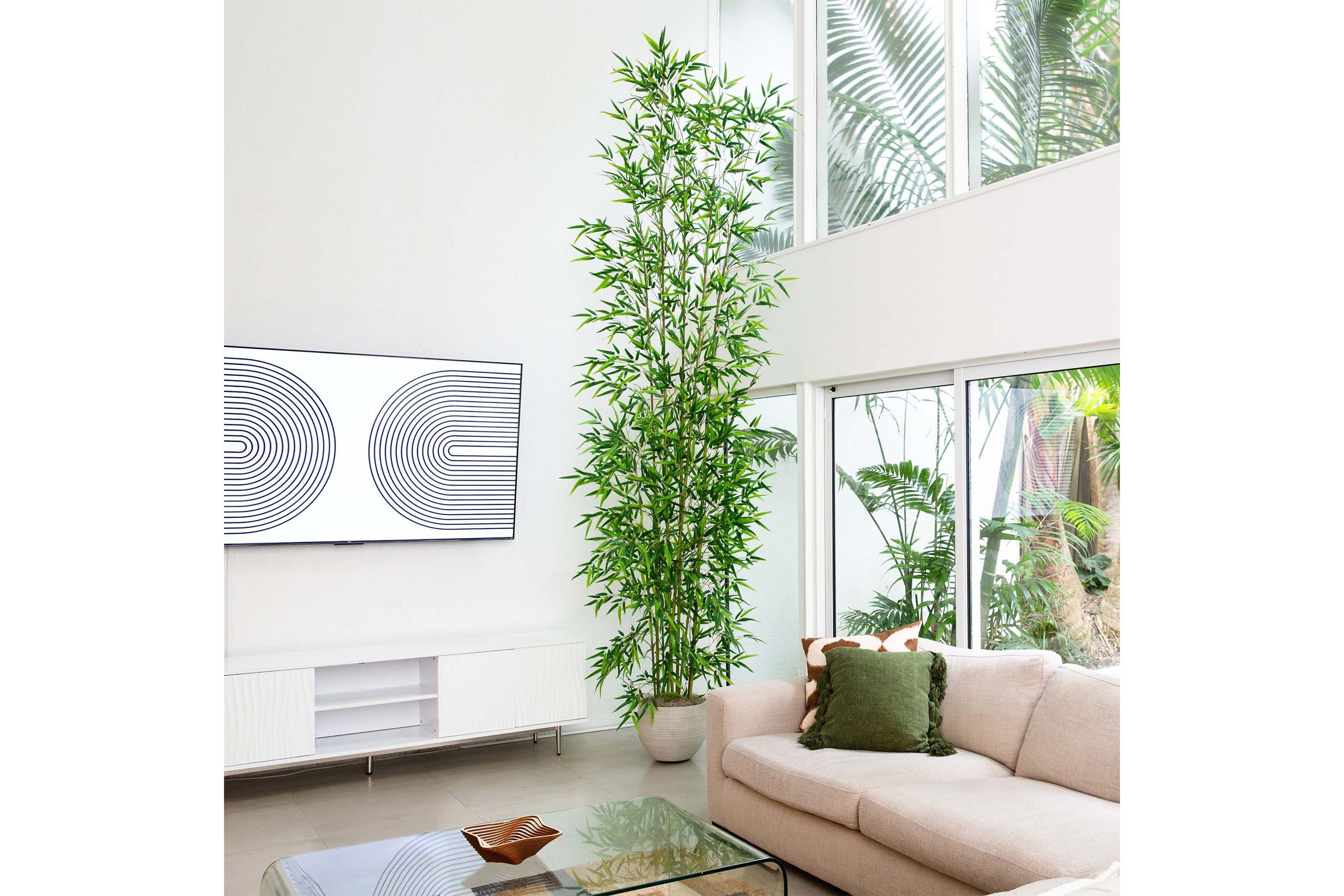 12ft. Artificial Green Bamboo Tree