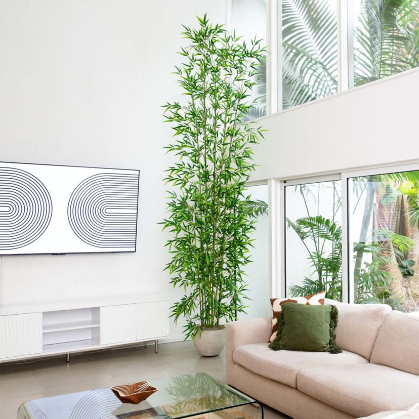 12ft. Artificial Green Bamboo Tree