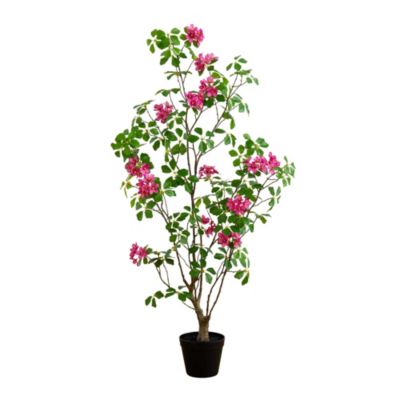 Nearly Natural 4ft. Artificial Dogwood Tree with Real Touch Leaves, Green