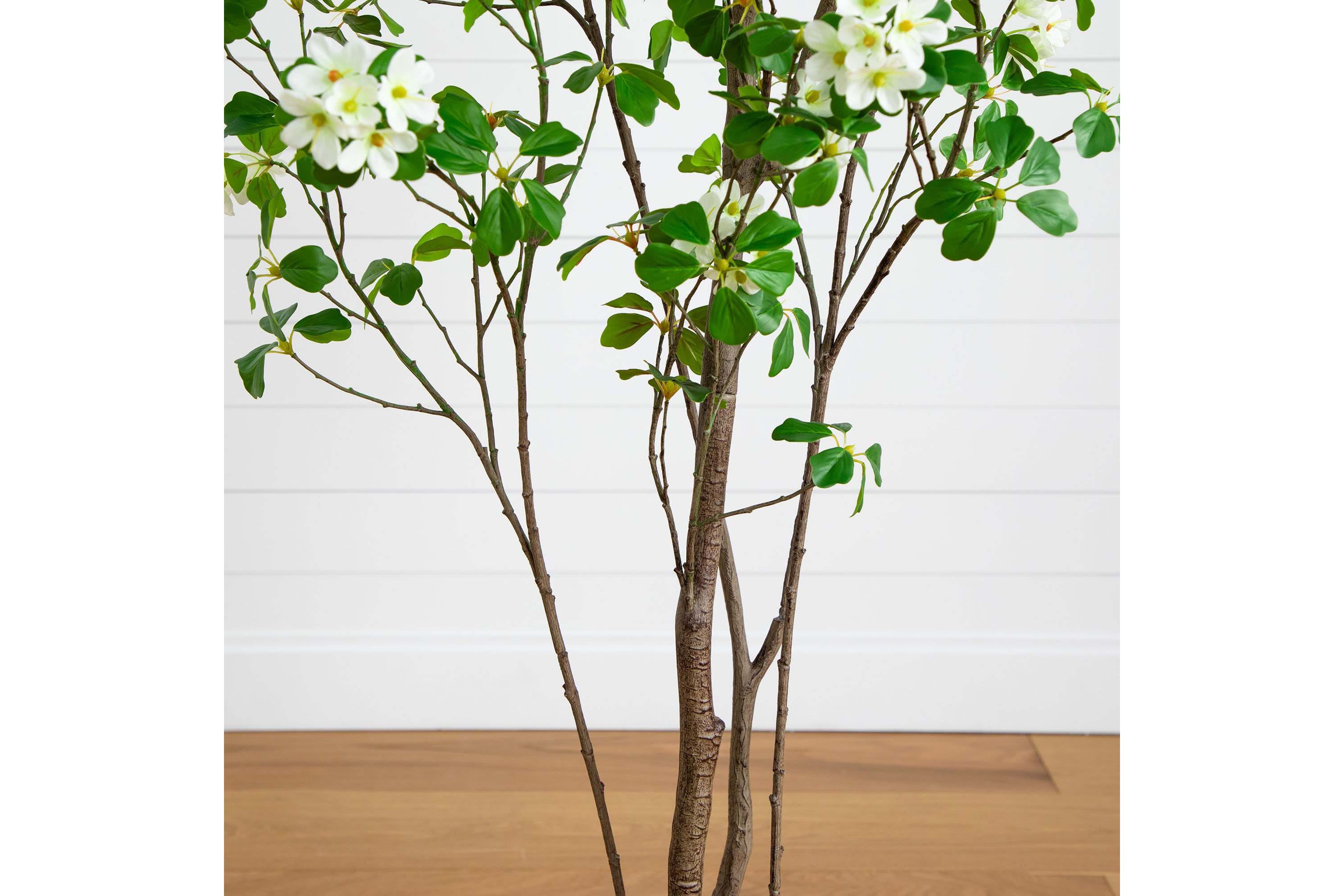 6ft. Artificial Dogwood Tree with Real Touch Leaves