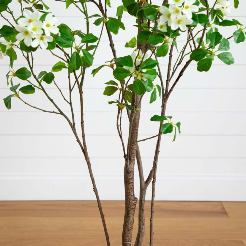6ft. Artificial Dogwood Tree with Real Touch Leaves