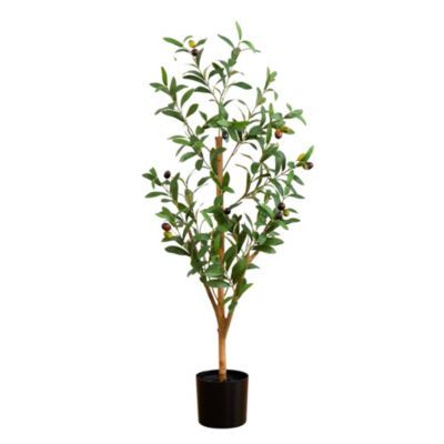 3ft. Artificial Olive Tree with Natural Trunk
