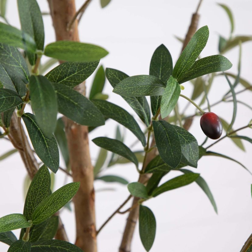 8ft. Artificial Olive Tree with Natural Trunk