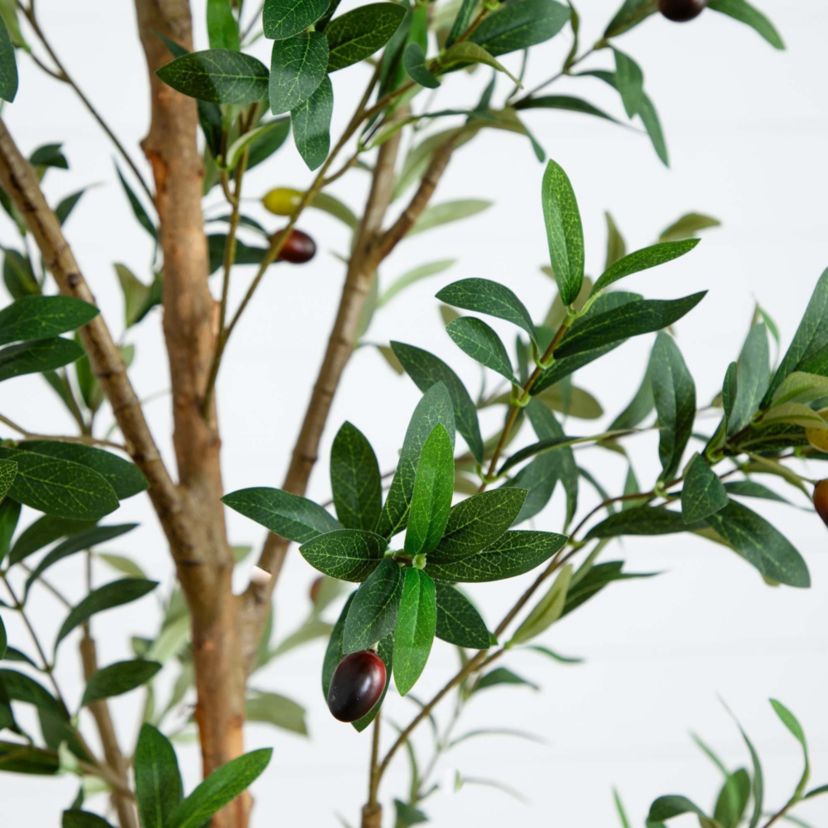 9ft. Artificial Olive Tree with Natural Trunk