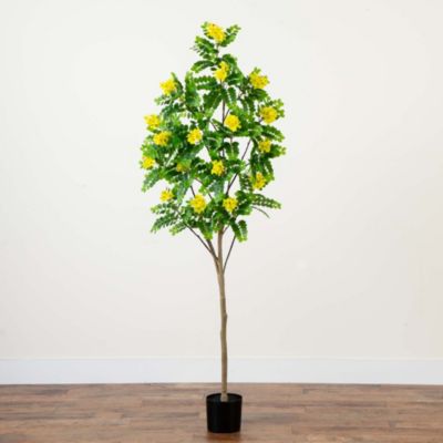 6ft. Artificial Flowering Citrus Tree with Real Touch Leaves