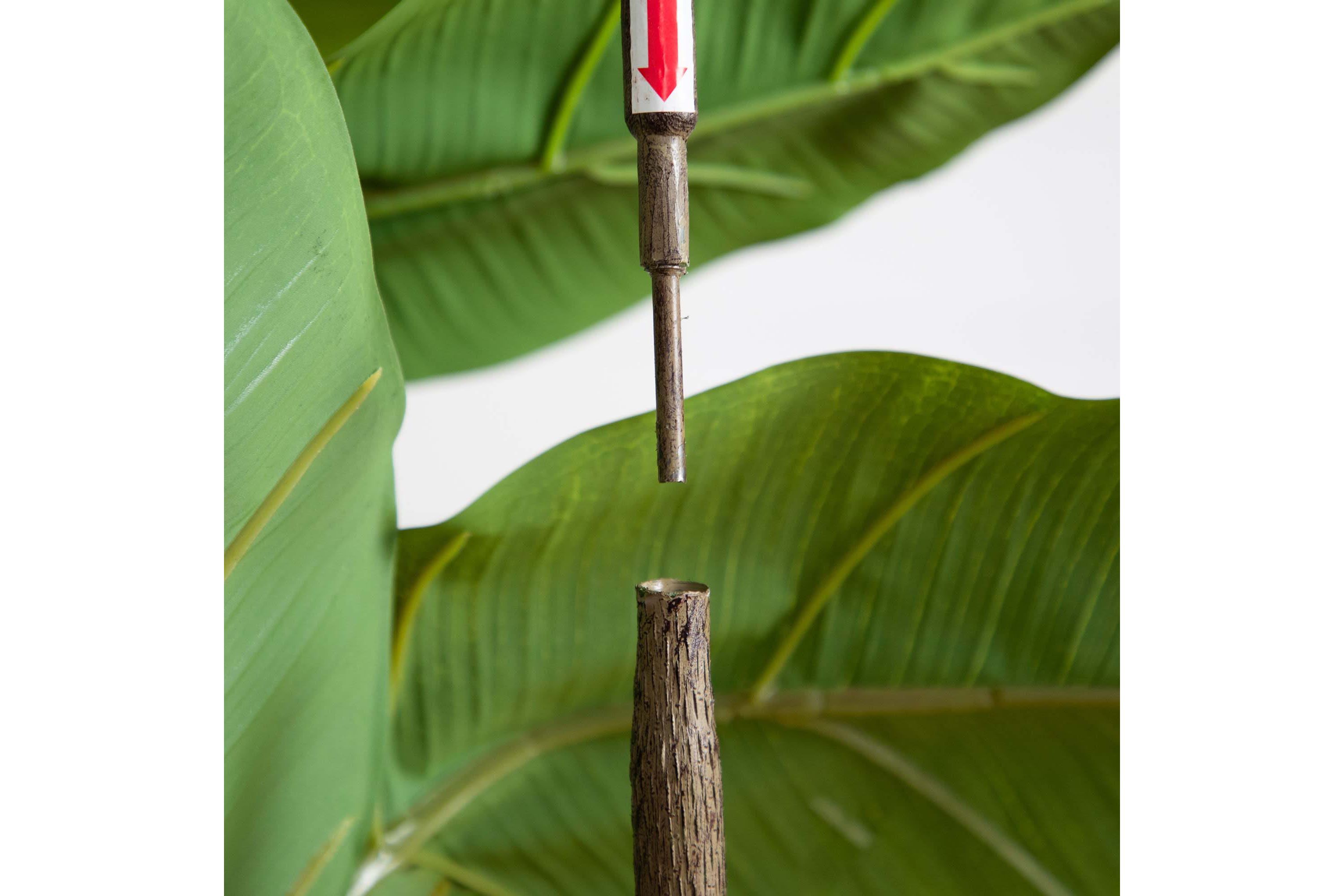 6ft. Artificial Rubber Tree in Decorative Planter with Real Touch Leaves