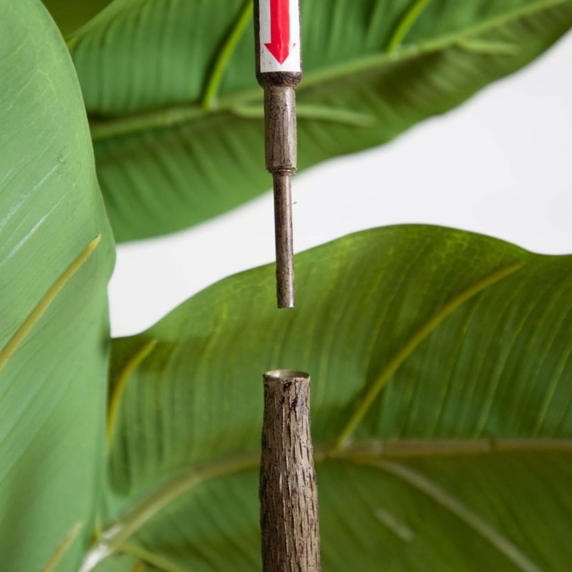 6ft. Artificial Rubber Tree in Decorative Planter with Real Touch Leaves