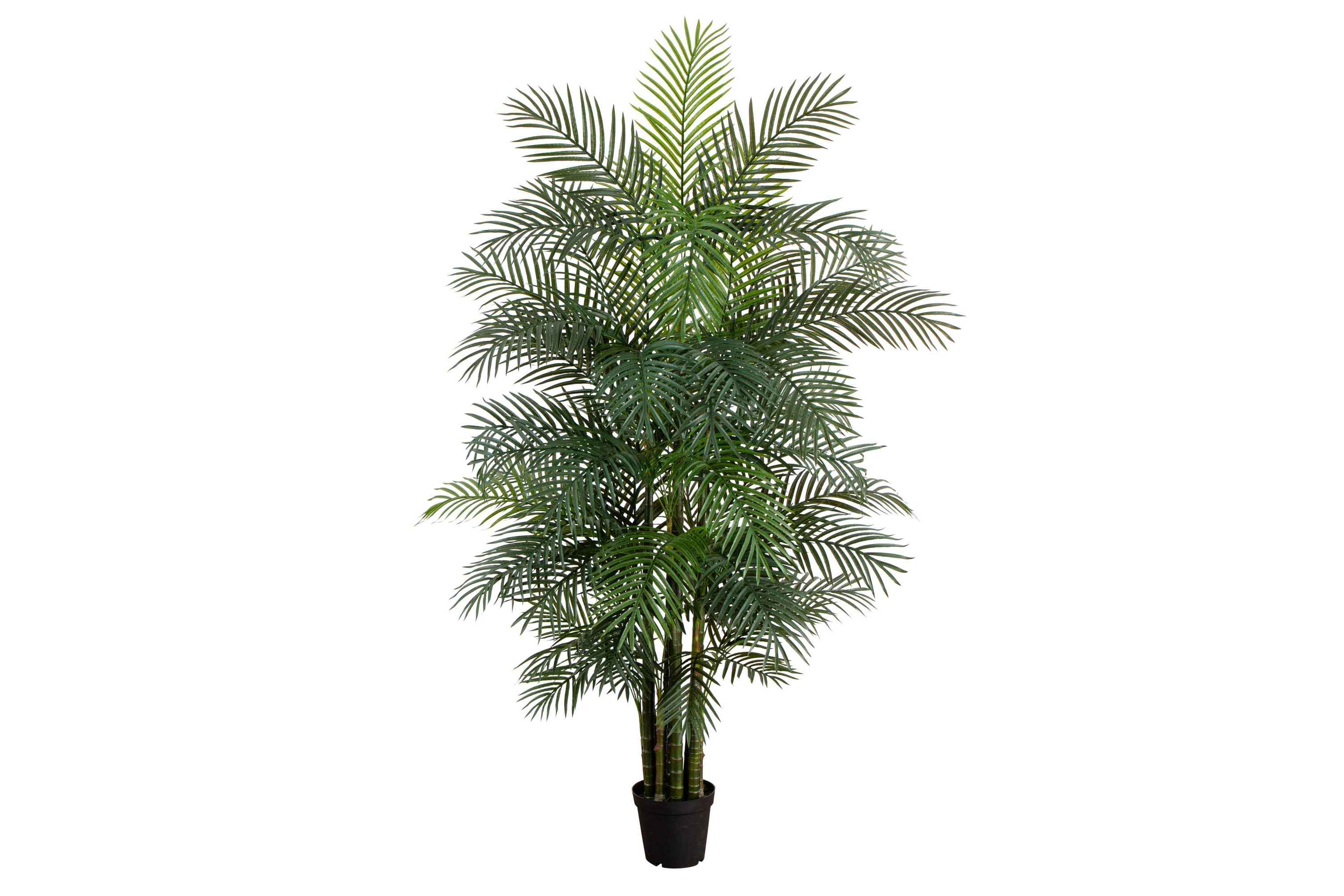 8ft. UV Resistant Artificial Areca Palm Tree (Indoor/Outdoor)