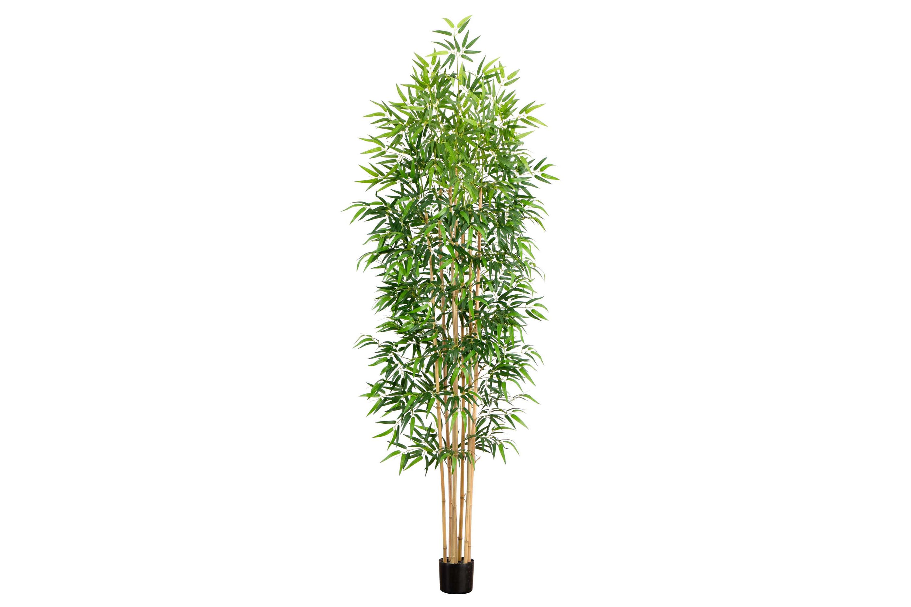 9ft. Artificial Bamboo Tree with Real Bamboo Trunks