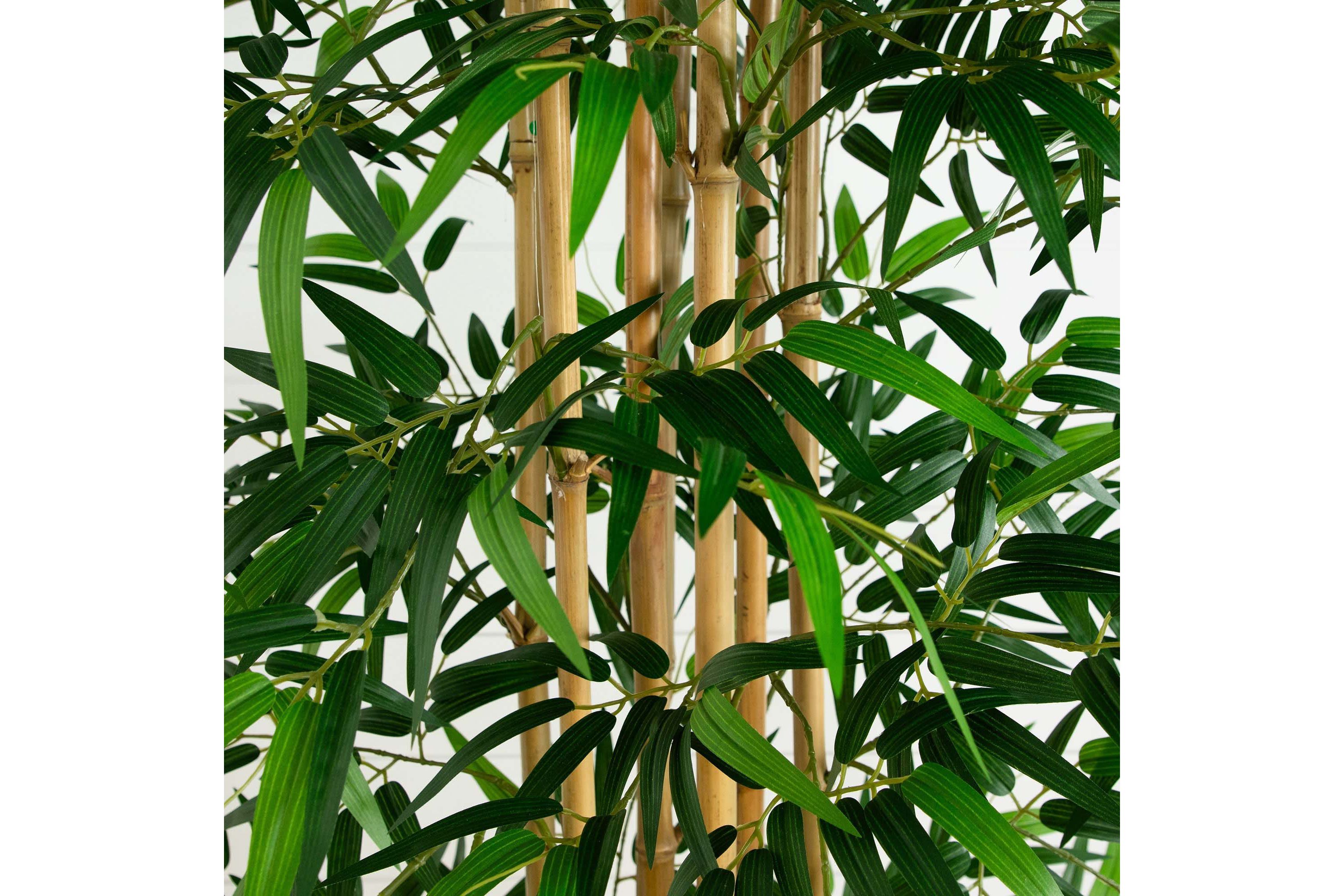 9ft. Artificial Bamboo Tree with Real Bamboo Trunks