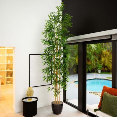 10ft. Artificial Bamboo Tree with Real Bamboo Trunks