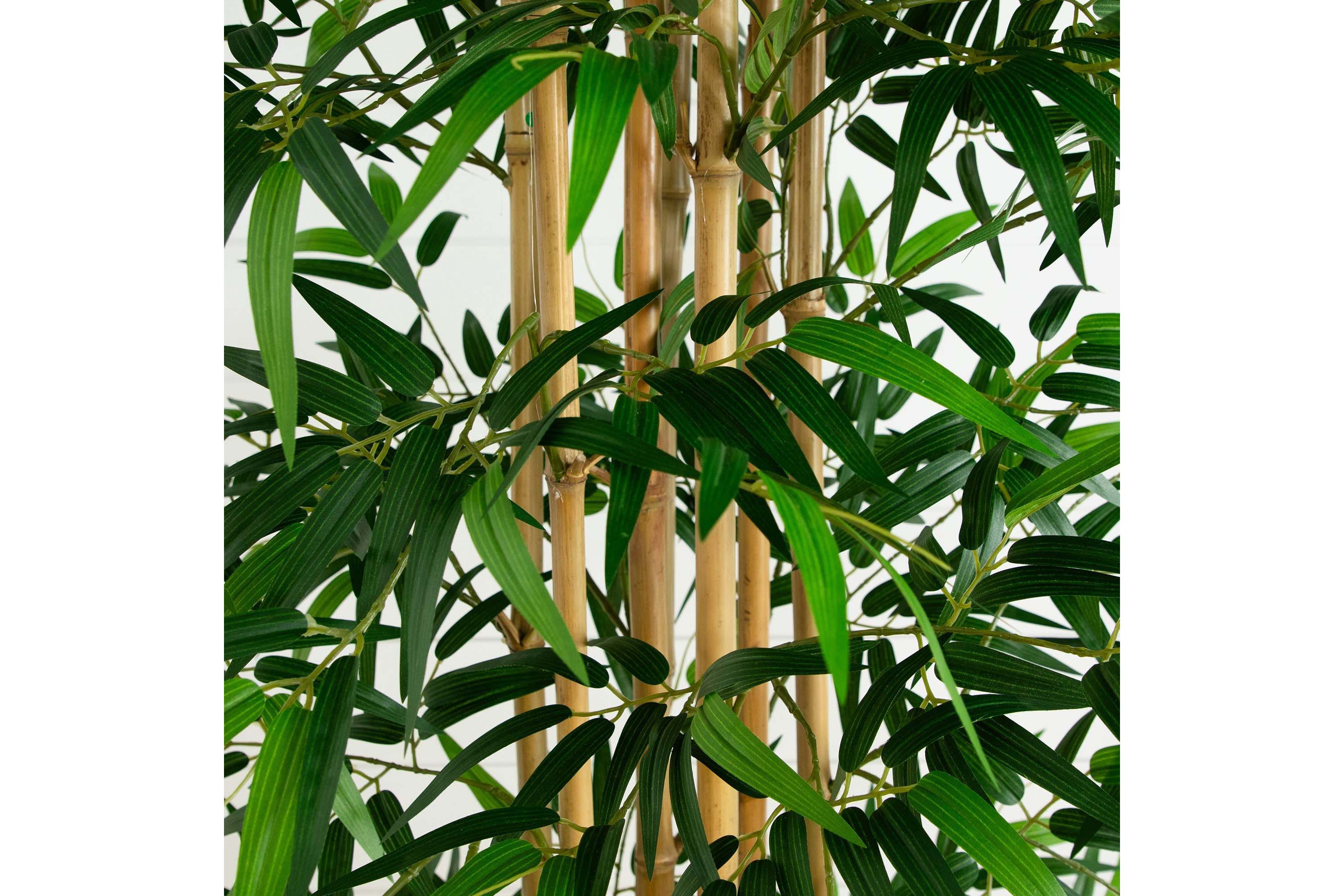11ft. Artificial Bamboo Tree with Real Bamboo Trunks
