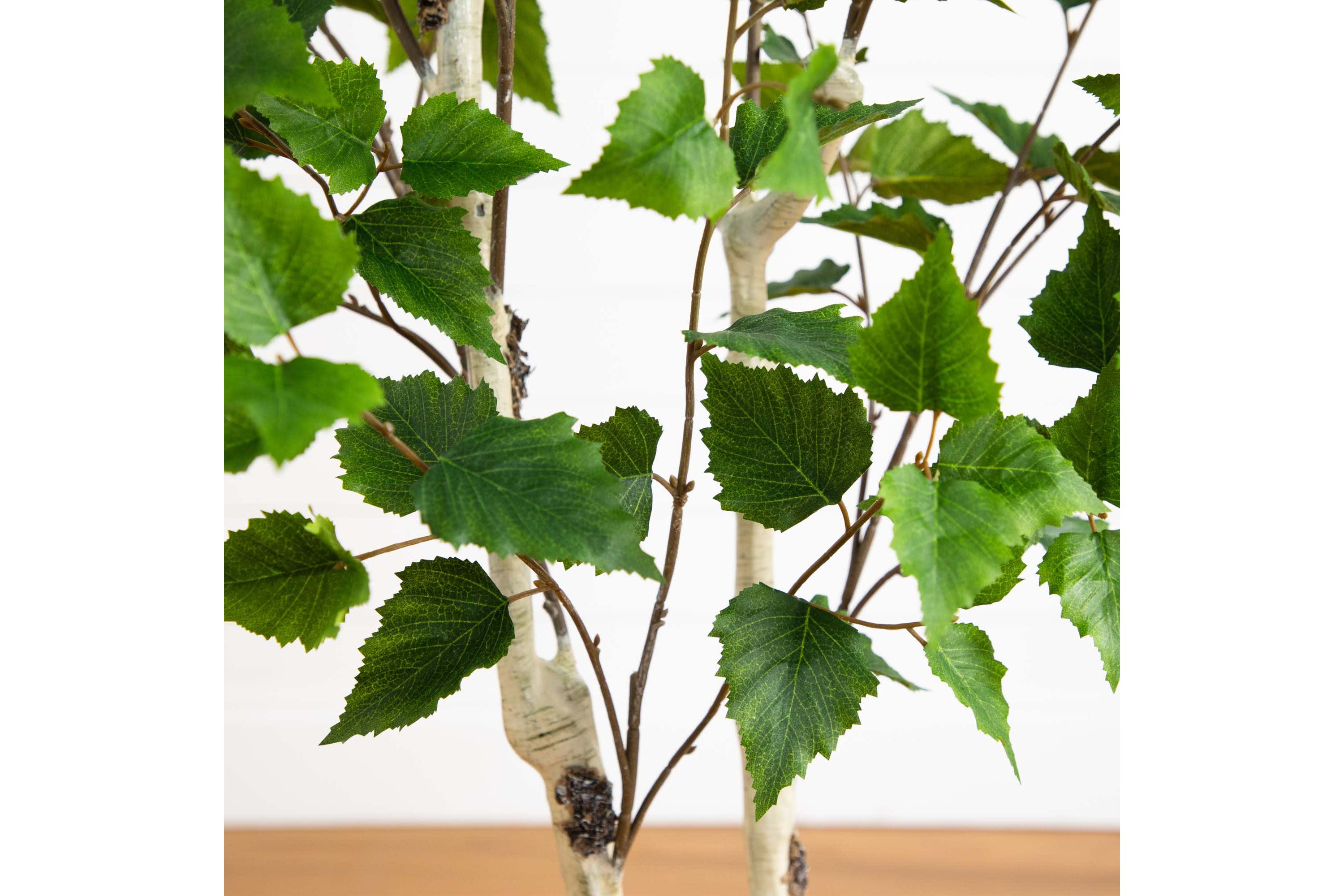 5ft. Artificial Birch Tree with Real Touch Leaves
