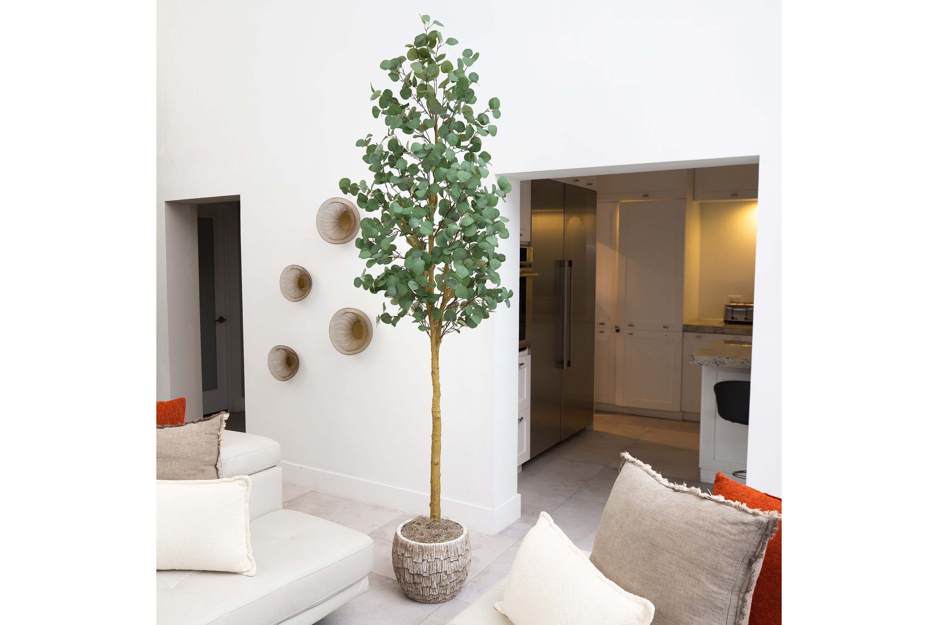 8ft. Artificial Eucalyptus Tree