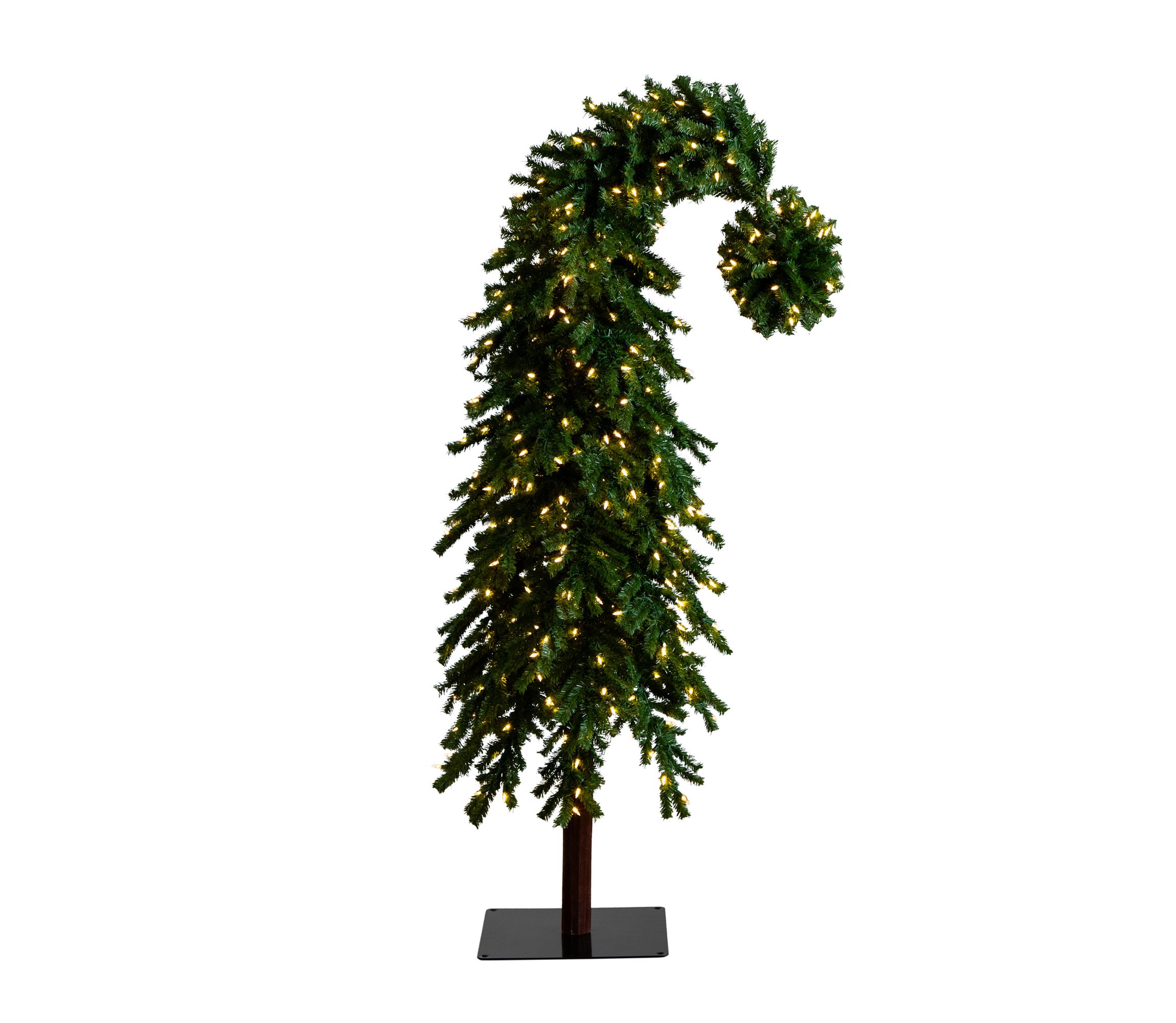 7ft. Holiday Green Santa’s Hat Christmas Tree with 500 LED Lights and 1275 Bendable Branches