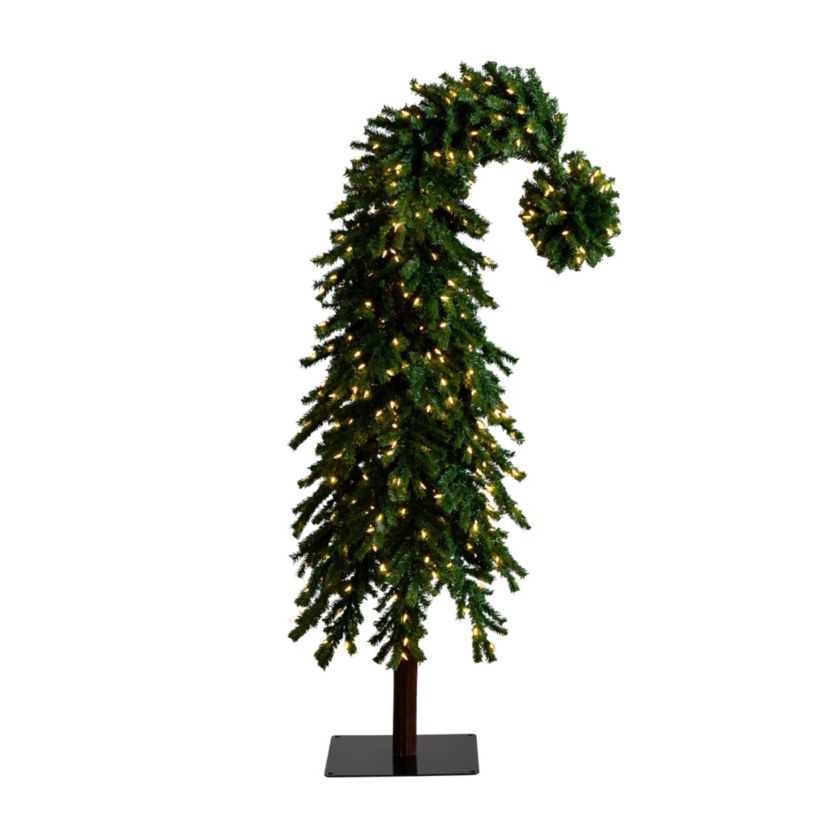 7ft. Holiday Green Santa’s Hat Christmas Tree with 500 LED Lights and 1275 Bendable Branches