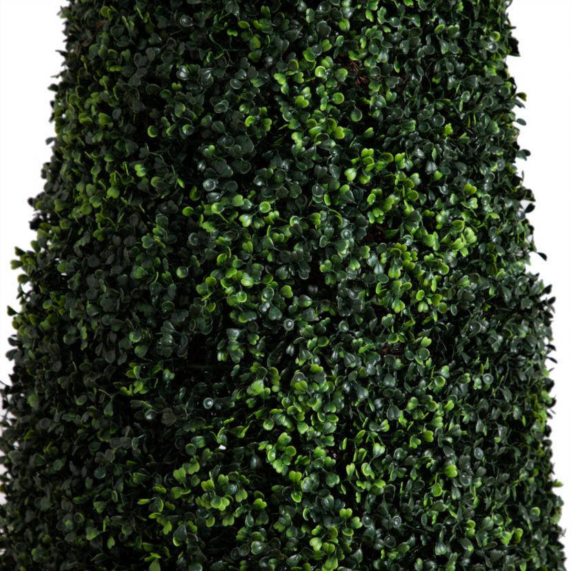8ft. UV Resistant Artificial Boxwood Topiary Cone Tree (Indoor/Outdoor)