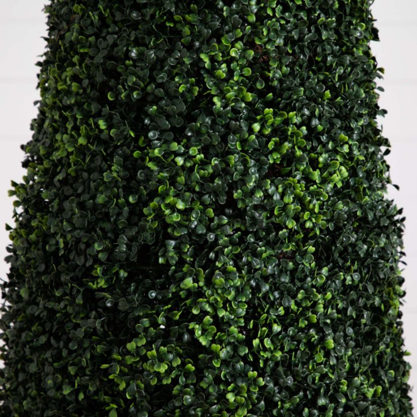8ft. UV Resistant Artificial Boxwood Topiary Cone Tree (Indoor/Outdoor)