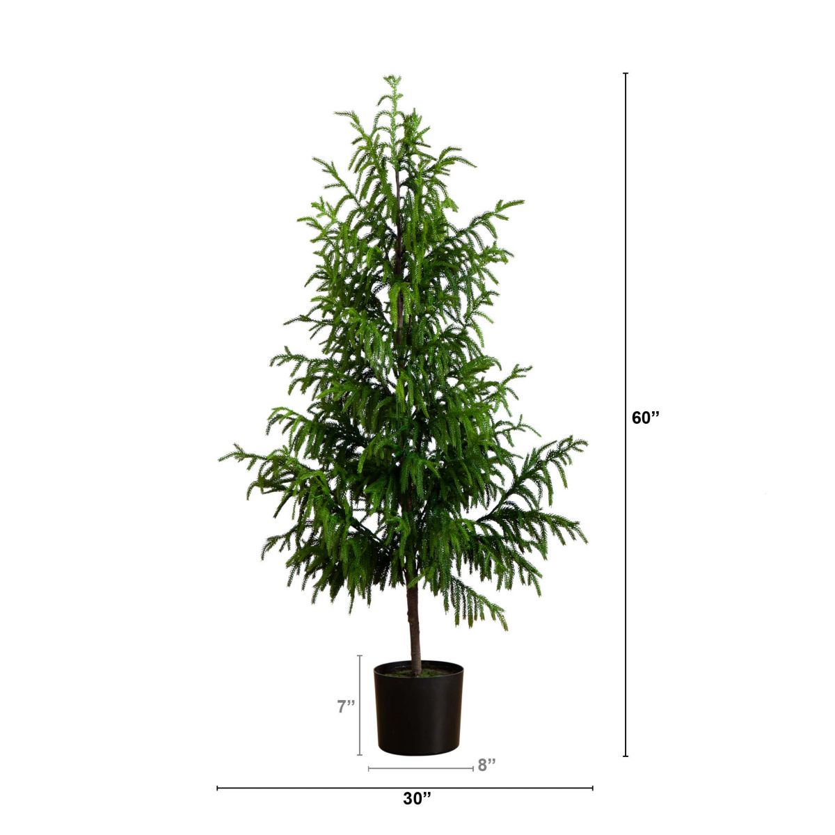 5ft. Artificial Norfolk Pine Tree