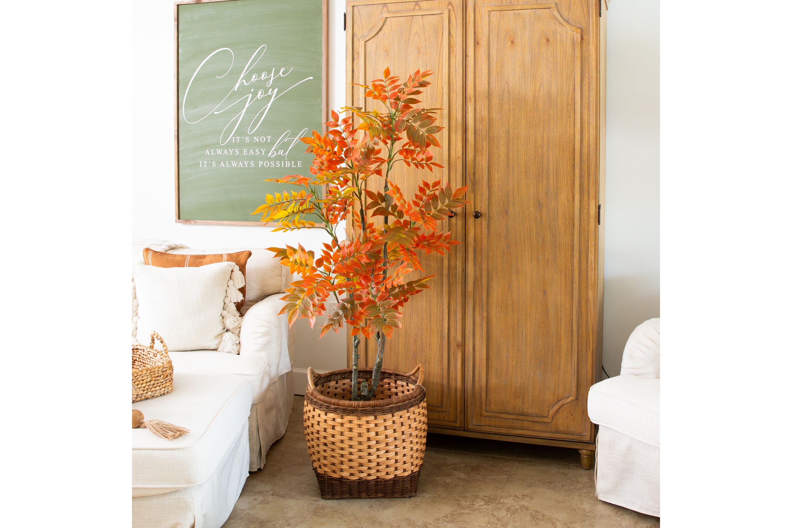 5ft. Autumn Sumac Artificial Fall Tree