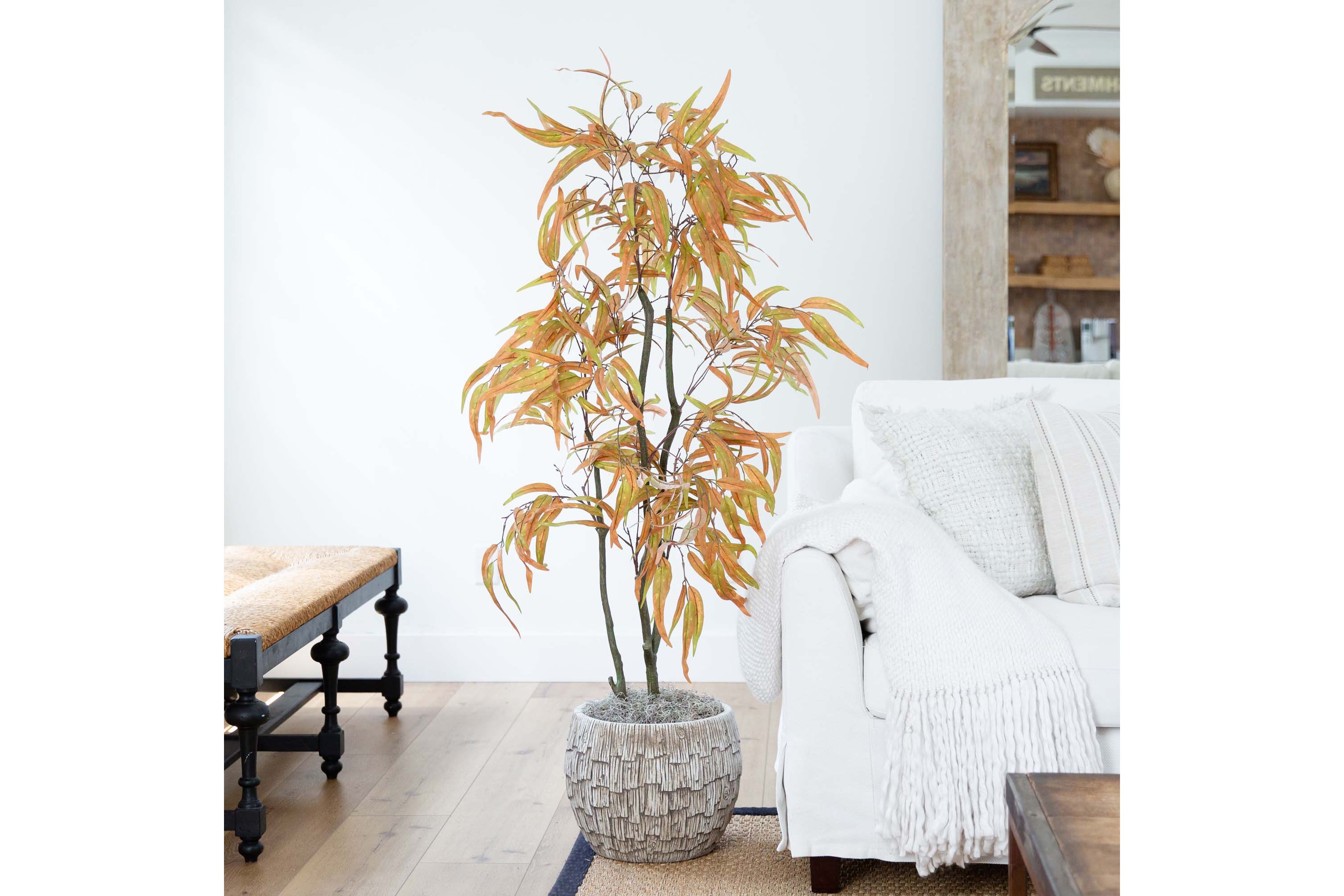 5ft. Autumn Wispy Eucalyptus Artificial Fall Tree