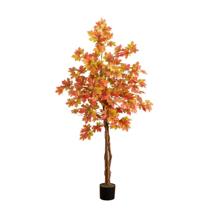 5ft. Autumn Deluxe Maple Artificial Fall Tree