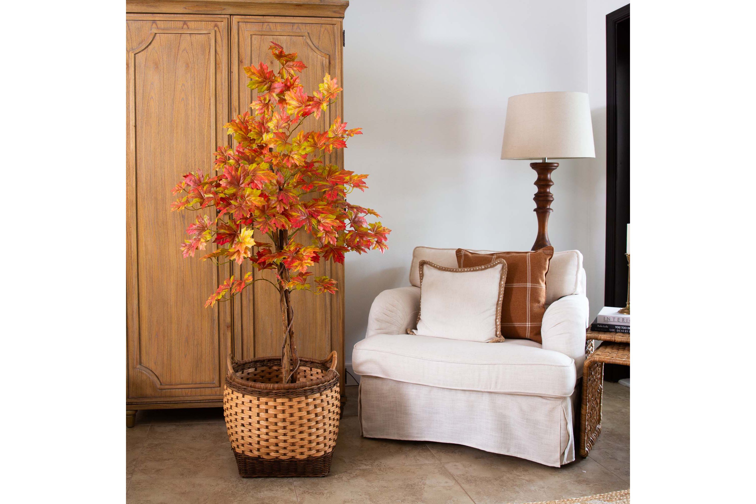 5ft. Autumn Deluxe Maple Artificial Fall Tree